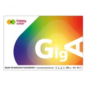 HAPPY COLOR BLOK TECHNICZNY A2 220 G, KOLOROWY