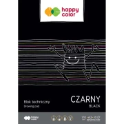 HAPPY COLOR BLOK TECHNICZNY A3 170g CZARNY