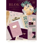 INTERDRUK BLOK KREATYWNY A4 - SATIN GOLD