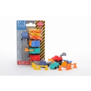 IWAKO GUMKI-PUZZLE SET ROBOTY DROGOWE