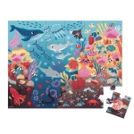 JANOD PUZZLE ŚWIECĄCE ZESTAW Z MINI LAMPKĄ UV OCEAN