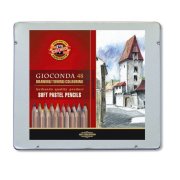 KOH-I-NOOR GIOCONDA PASTELE SUCHE W DREWNIE 48 KOL