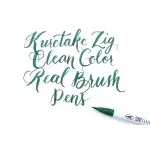 KURETAKE CLEAN COLOR REAL BRUSH BLACK Cienkopis czarny w pędzelku