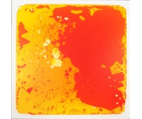 LIQUID FLOOR - SENSORYCZNA PŁYTKA PODŁOGOWA 50x50 cm ORANGE