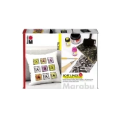 MARABU SOFT LINOL TEXTIL PRINT & COLOURING SET 7 SZT