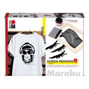 MARABU SCREEN PRINTING 4 SZT - zestaw do sitodruku