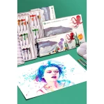 MARIE\'S FARBY WODNE AKWARELOWE WATER COLOR KOMPLET 12 X 5ML