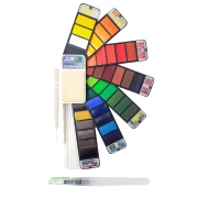 MARIE\'S SOLID FARBY AKWARELOWE WODNE WATER COLOR KOMPLET 42 KOLORY