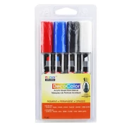 MARVY UCHIDA DECOCOLOR ACRYLIC MARKER 4 SZT BASIC