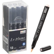 MARVY UCHIDA LE PLUME BRUSH PEN ALKO PASTEL SET 12