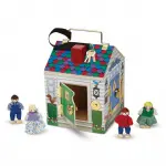 MELISSA & DOUG DREWNIANY DOMEK Z DZWONKAMI