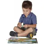 MELISSA&DOUG NAKLEJKI WIELORAZOWE WYPUKŁE DINOZAURY