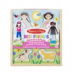 MELISSA & DOUG UBIERANKA MAGNETYCZNA - PRZYJACIELE