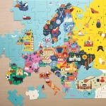 MUDPUPPY PUZZLE MAPA EUROPY - KSZTAŁTY PAŃSTW