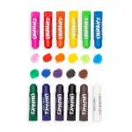 OOLY CHUNKIES PAINT STICKS FARBA W KREDCE 12 SZT