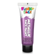 PaintGlow METALLIC FACE & BODY PAINT 12ML PURPLE