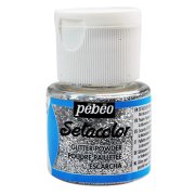 PEBEO SETACOLOR GLITTER SILVER 10G