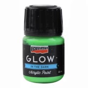 PENTART GLOW FARBA ŚWIECĄCA W CIEMNOŚCI 30 ml ZIELONA