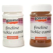 PENTART FINELINE CRACKLE VARNISH 2 SKŁ. 2x100 ml - DO SPĘKAŃ