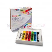 PENTEL FABRIC FUN - pastele do tkanin 7 kol.