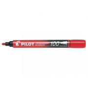 PILOT MARKER PERMANENTNY 100 OKRĄGŁA KOŃCÓWKA CZERWONY