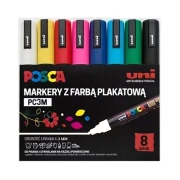 POSCA PC3M SET 8 KOLORÓW