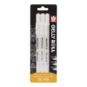 SAKURA GELLY ROLL 3 SZT 05,08,10 WHITE BLISTER