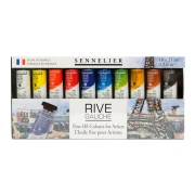 SENNELIER FARBY OLEJNE RIVE GAUCHE ZESTAW 10x21ml 