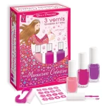 SENTOSPHERE MINI MANICURE 3 LAKIERY TONACJA RÓŻOWA