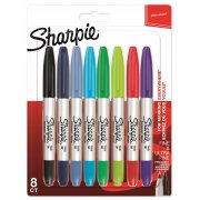 SHARPIE Markery Fine - komplet 8 kolorów