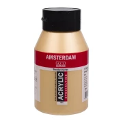 TALENS AMSTERDAM COLOUR ACRYLIC 1000ML 802 - LIGHT GOLD