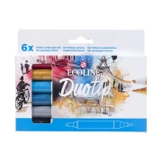 TALENS ECOLINE DUO TIP URBAN LAND. SET 6