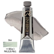 TALENS REMBRANDT OIL 40ML 800 - SILVER