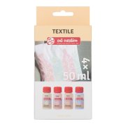 TALENS TEXTILE SET 4X50ML PASTEL