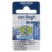 TALENS VAN GOGH WATER COLOUR PAN PERM. YELLOWISH GREEN