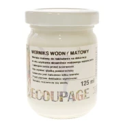 Werniks wodny matowy do decoupage 125ml