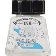 Winsor & Newton Tusz rysunkowy White 14ml