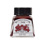 Winsor & Newton Tusz rysunkowy Deep Red 14ml