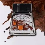 Winsor & Newton Tusz rysunkowy Peat Brown 14ml