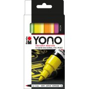 YONO MARKER ZESTAW 4 KOLORY 1,5-3MM NEON AKRYLOWE