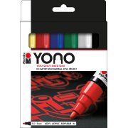 YONO MARKER ZESTAW 6 KOLORÓW 1,5-3MM AKRYLOWE